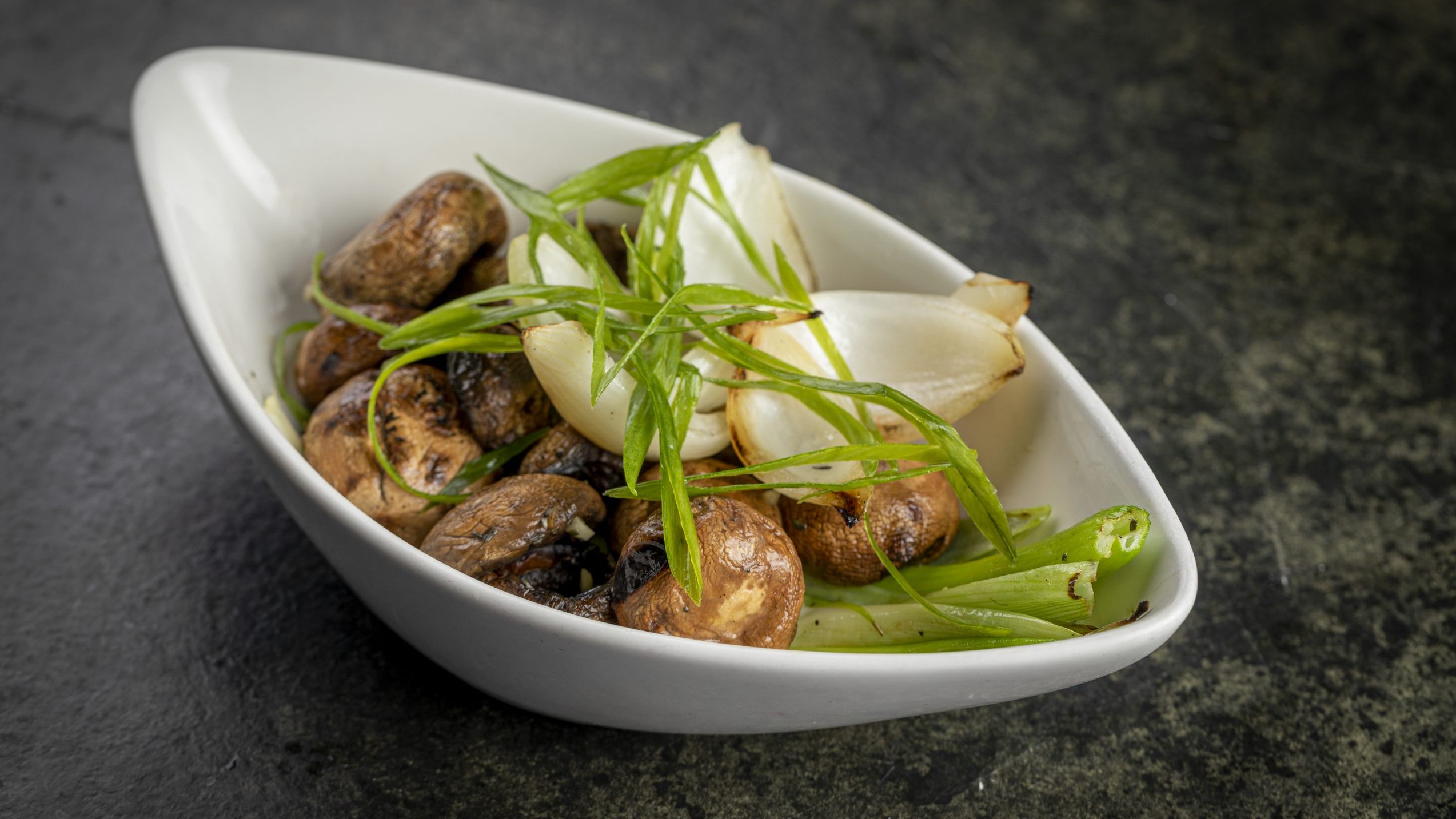 Grilled Mushroom and Onions Thermo Steakhouse